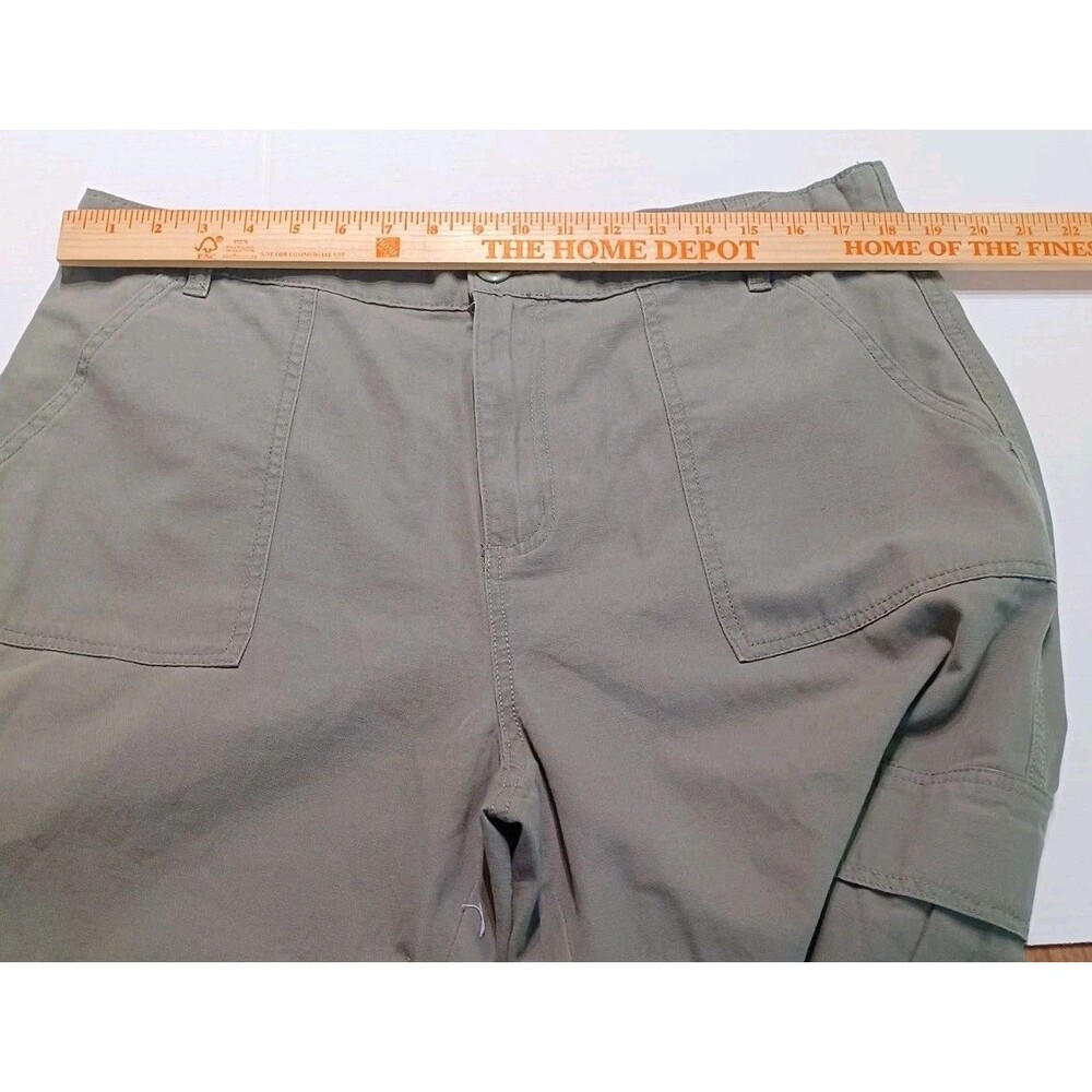 Aeropostale Women's Green Utility Cargo Pants  Mid-rise Relax Fit  XL - Picture 12 of 12